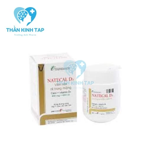 Natecal D3 - Thuốc bổ sung vitamin D cho cơ thể